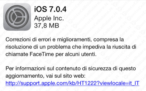 iOS 7.0.4
