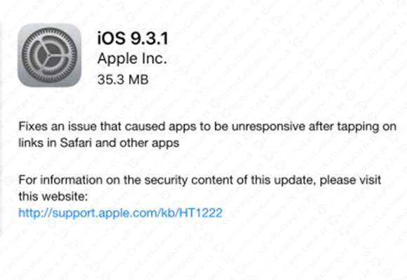 iOS 9.3.1