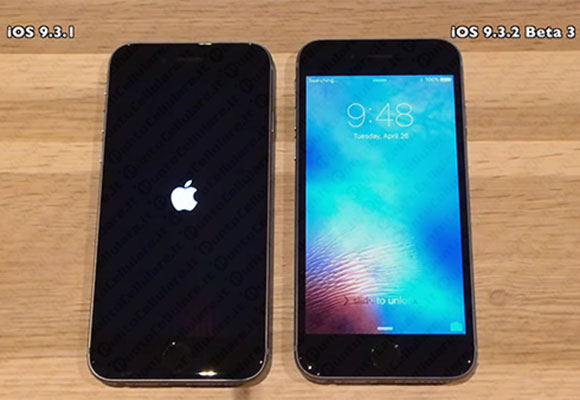 iOS 9.3.2 iOS 9.3.1