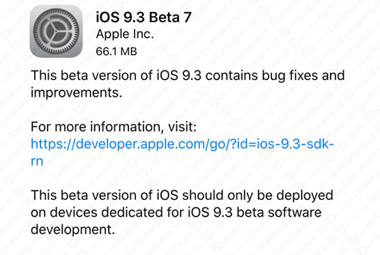 iOS 9.3