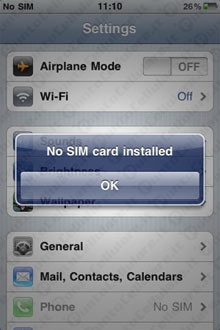 iPhone 4S problema SIM Card