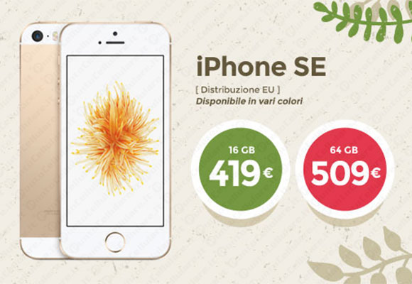 iPhone SE ed iPhone 6s