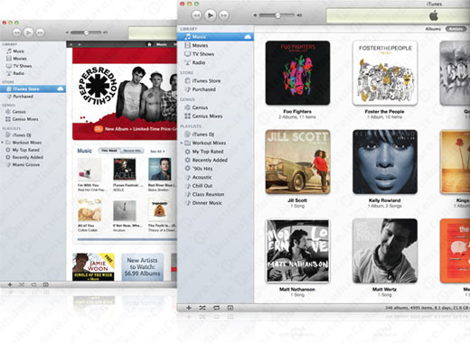 iTunes 10.7