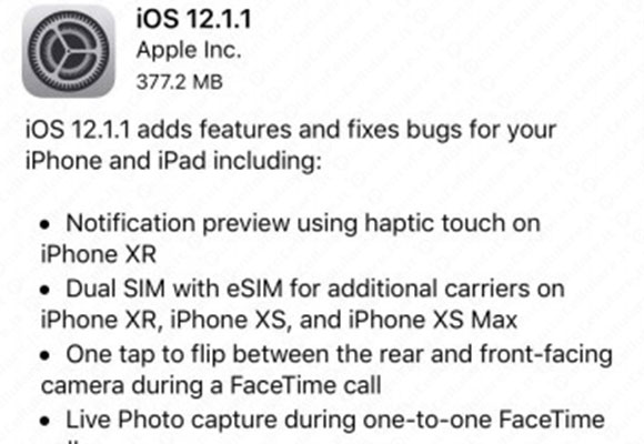 ios 12.1.1
