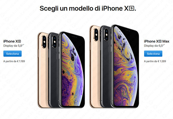 iphone xs prezzo