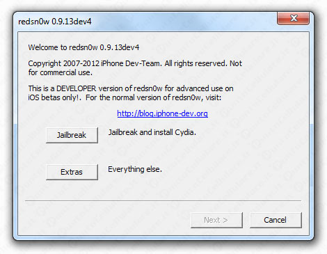 redsn0w 0.9.13dev4
