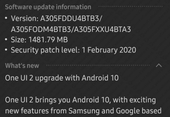 samsung galaxy a30