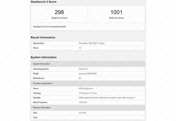samsung galaxy a52