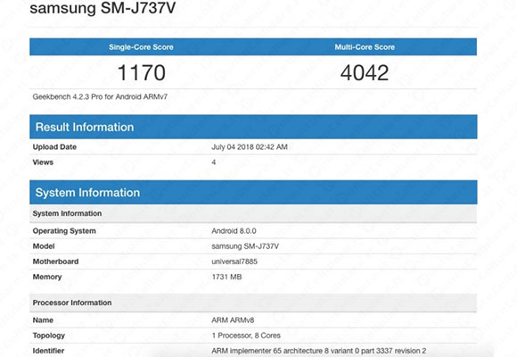 samsung galaxy j7 aero