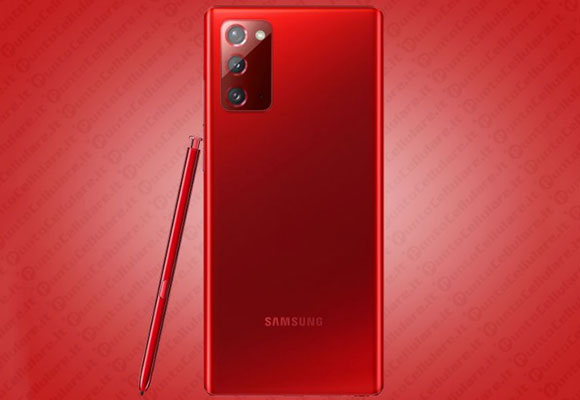 galaxy note 20 red