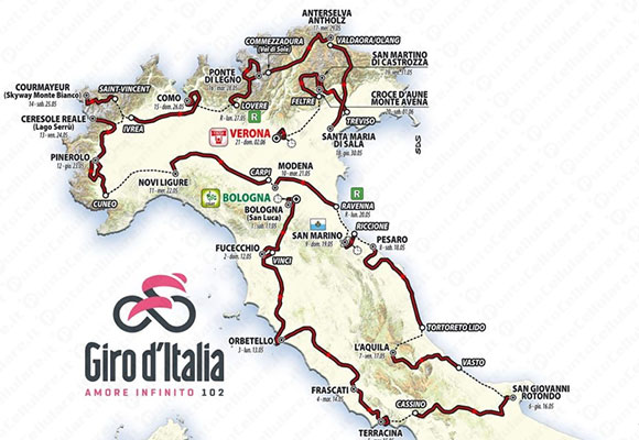 tim giro italia 2019