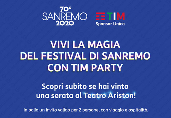 vinci sanremo con tim