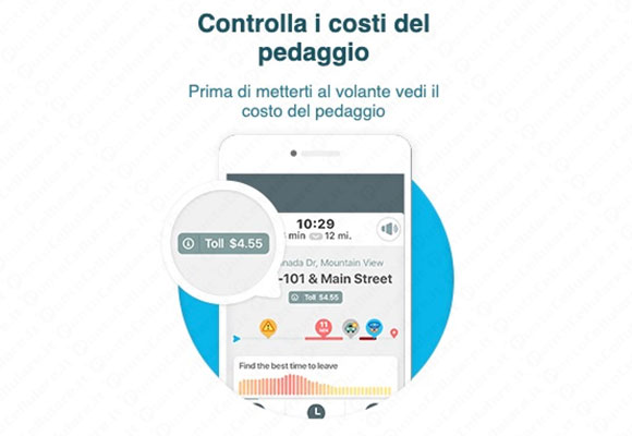 waze costo pedaggio
