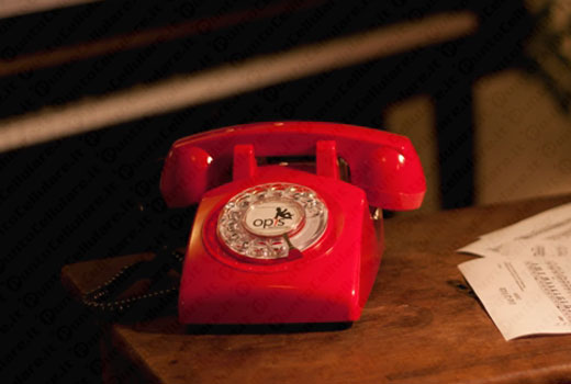 Opis 60s Mobile 4G: The Rotary Retro GSM Desk Cell Phone - Home Senior Cellphone For Elderly Unlocked In Vintage Telephone Style - Red